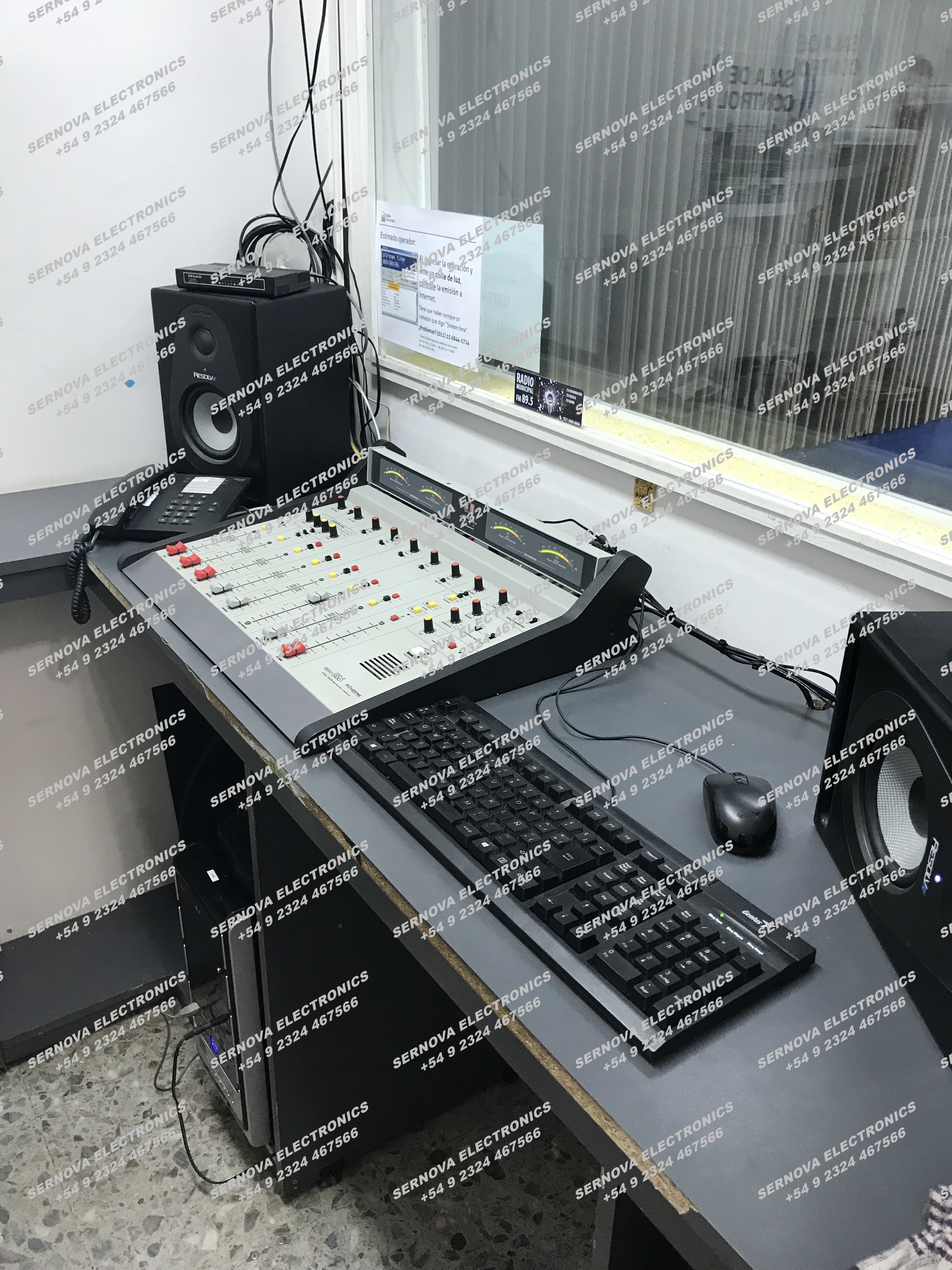 Re Instalación Control Central Radio Municipal